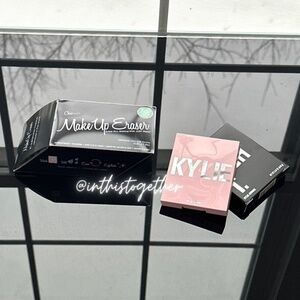 MAKEUP ERASER + Kylie Pressed Illuminating Powder Ice Me Out
